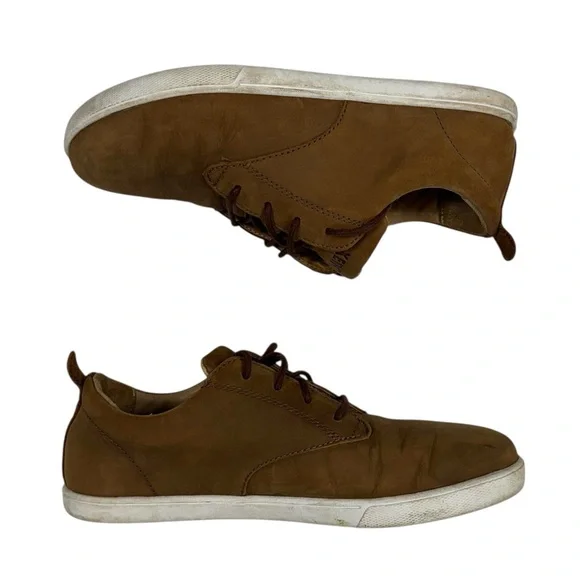 Xero Shoes Mens 8.5 Brown Glenn Dress Casual Leather Barefoot Minimalist Sneaker - Picture 3 of 8
